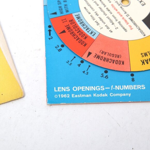 Vintage KODAK Snapshot Dial Photo Flash Exposure Dial Guide & Tips Ephemera - Picture 8 of 9